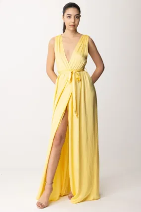 Abito lungo wrap Marys LEMON