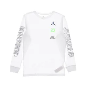 Maglietta Manica Lunga Ragazzo Jordan Switch L/s Tee White