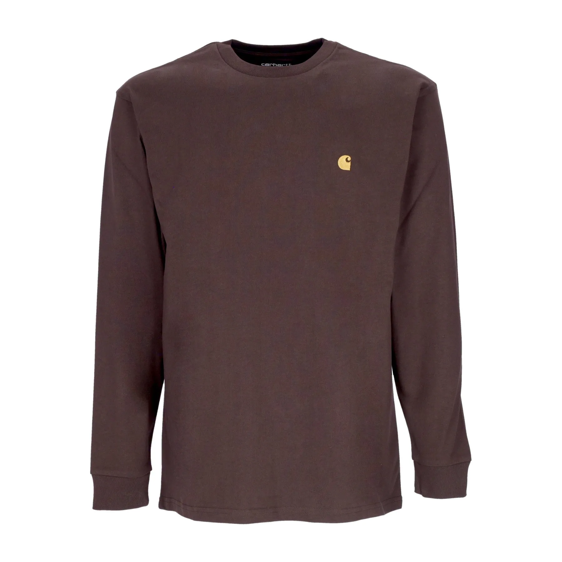 Maglietta Manica Lunga Uomo L/s Chase T-shirt Dark Umber/gold