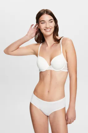 Reggiseno in pizzo imbottito e con ferretto