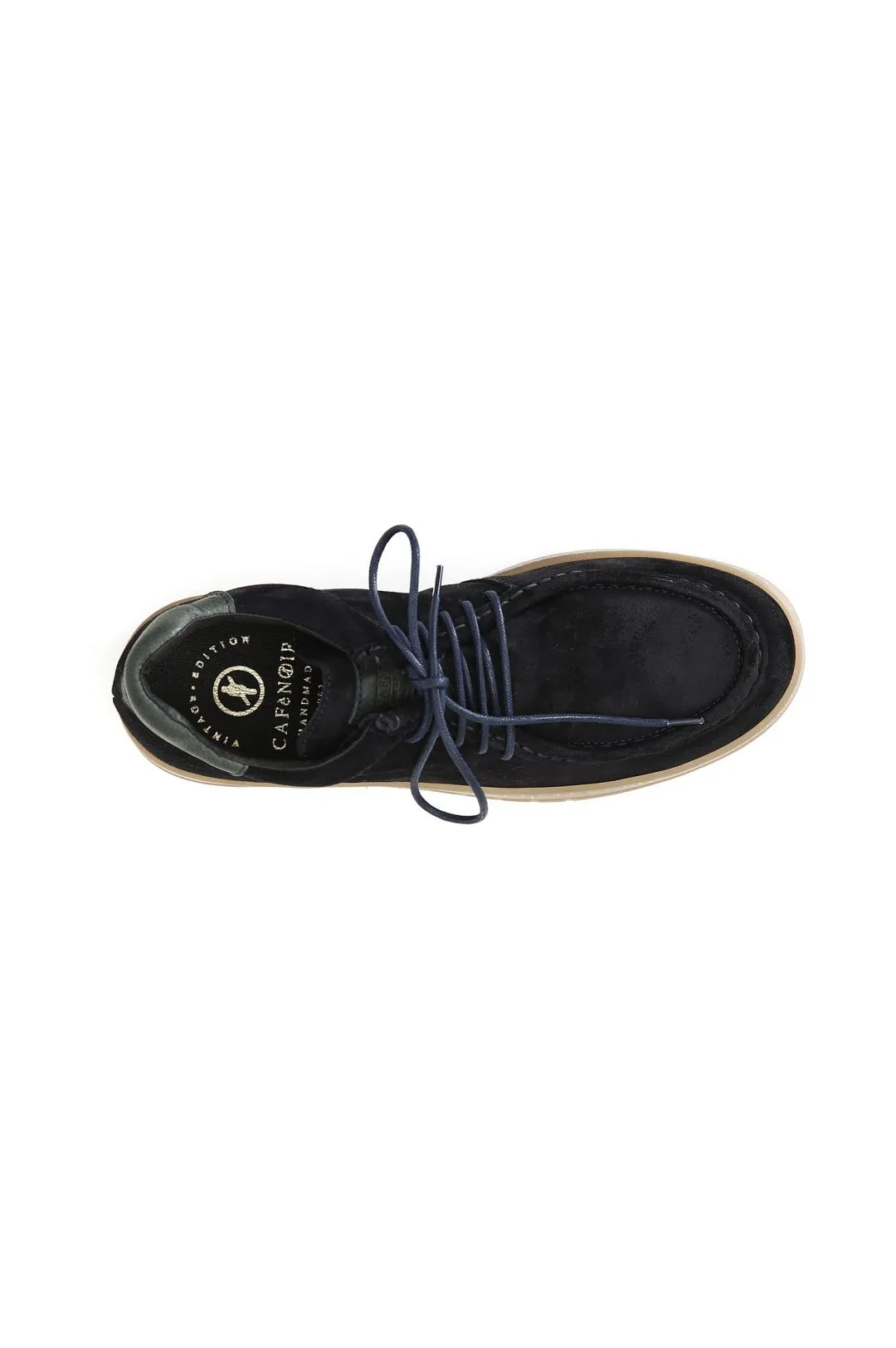 stringate maschili casual con bordo vaschetta in pelle scamosciata